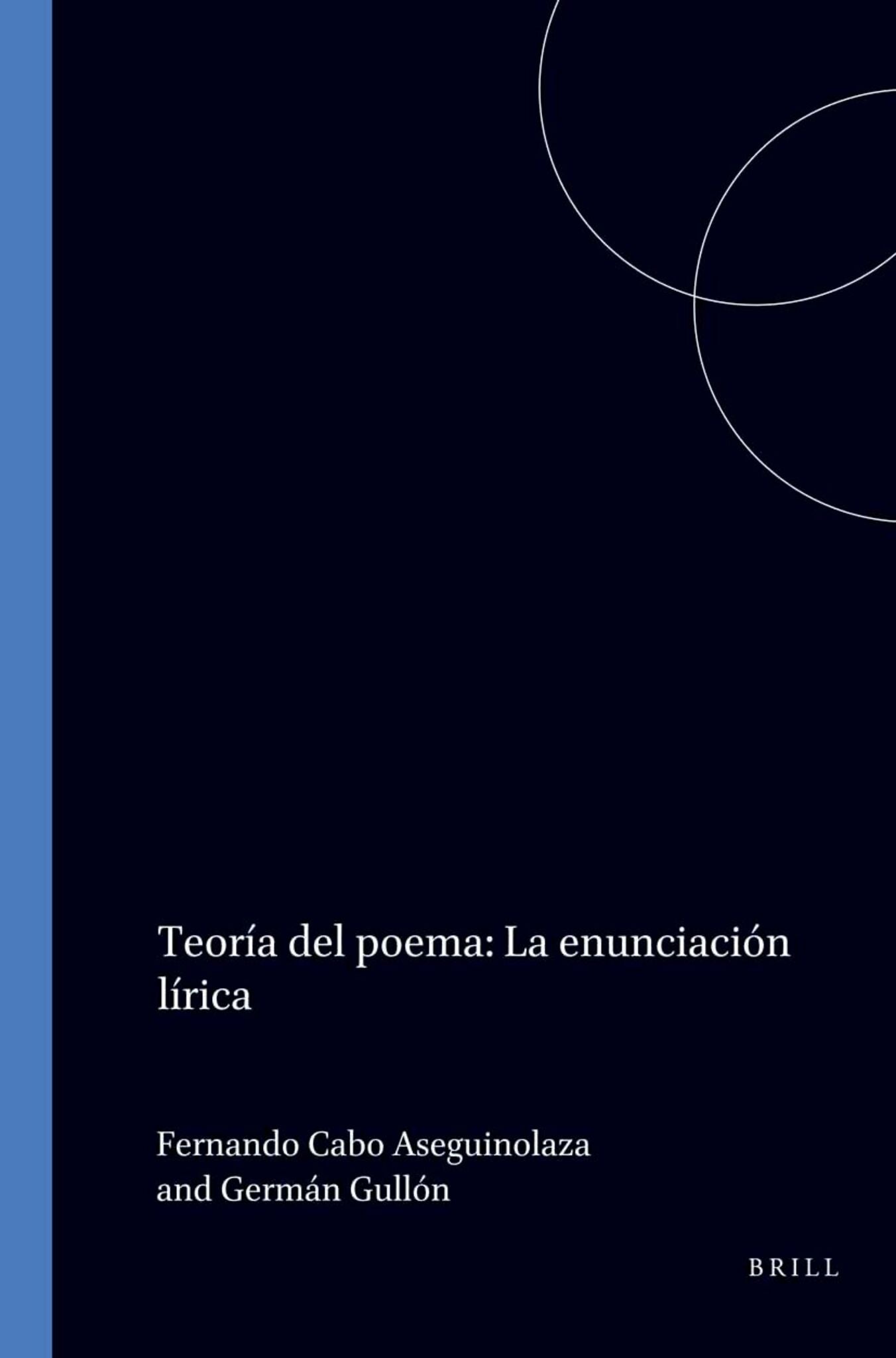 Teoría del poema: La enunciación lírica