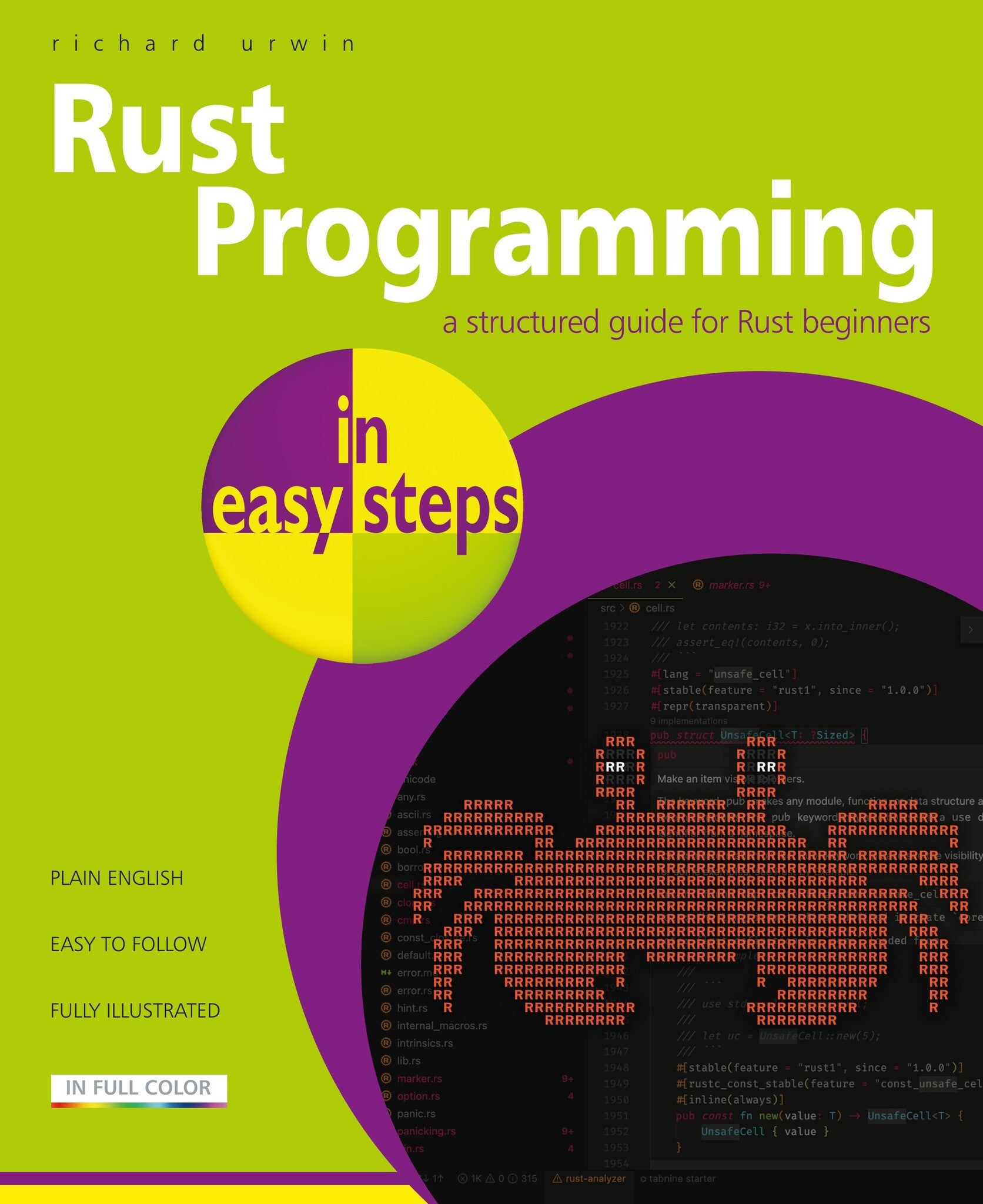 Cover image for Rust Programming in easy steps ISBN 9781787910348
