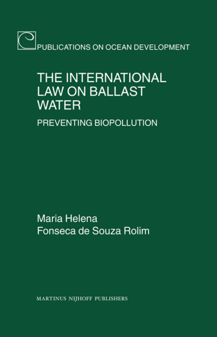 Cover image for The International Law on Ballast Water ISBN 9789004166523
