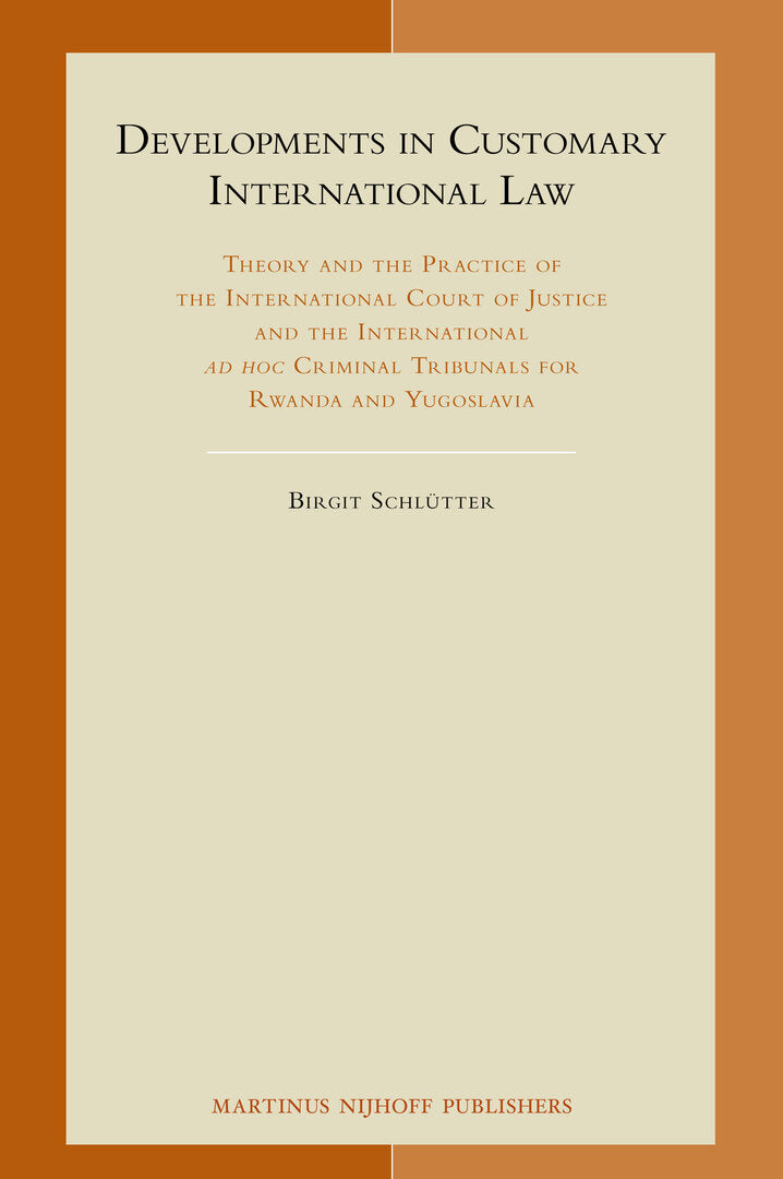 Cover image for Developments in Customary International Law ISBN 9789004177727