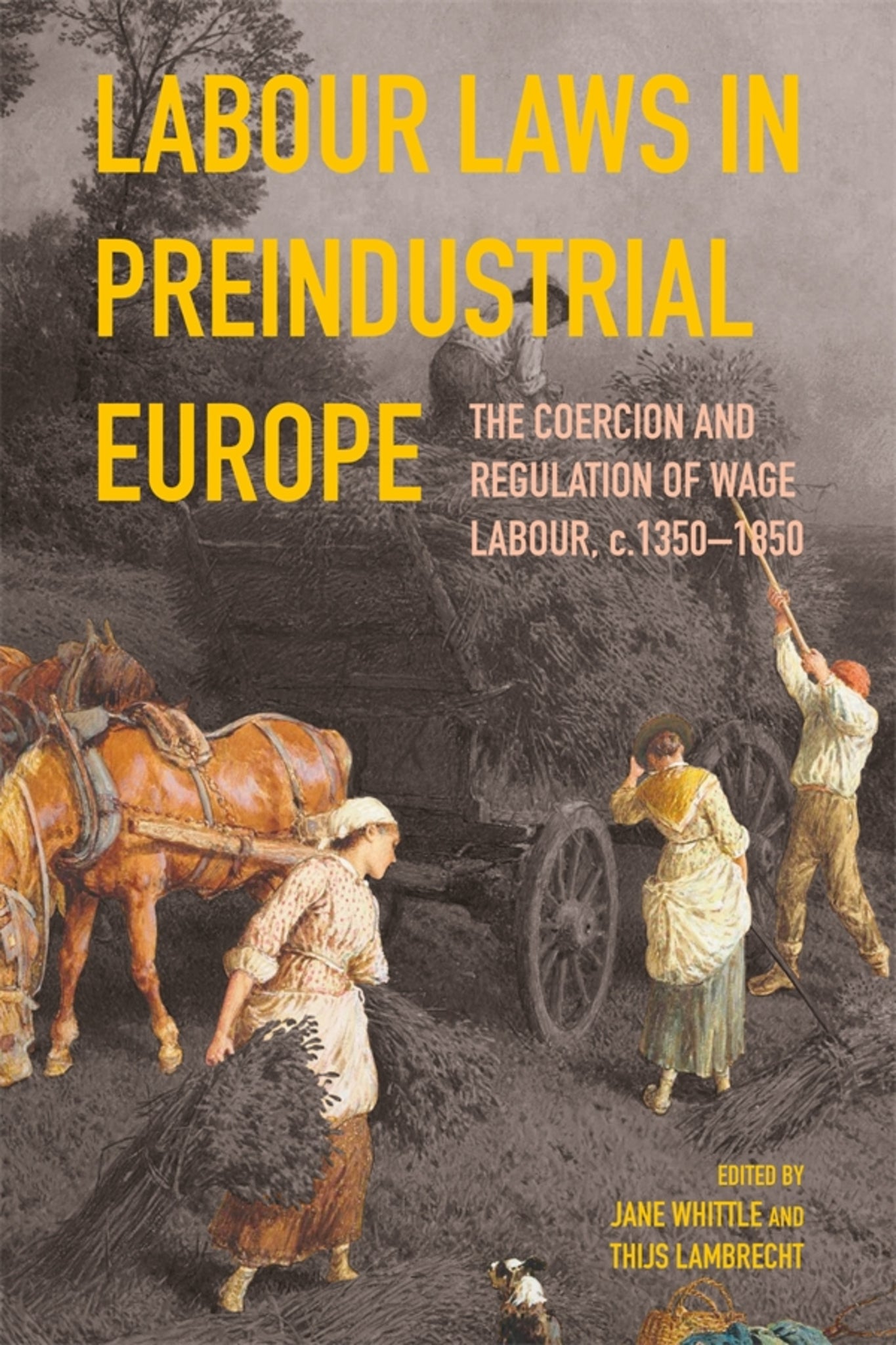 Cover image for Labour Laws in Preindustrial Europe ISBN 9781783277681