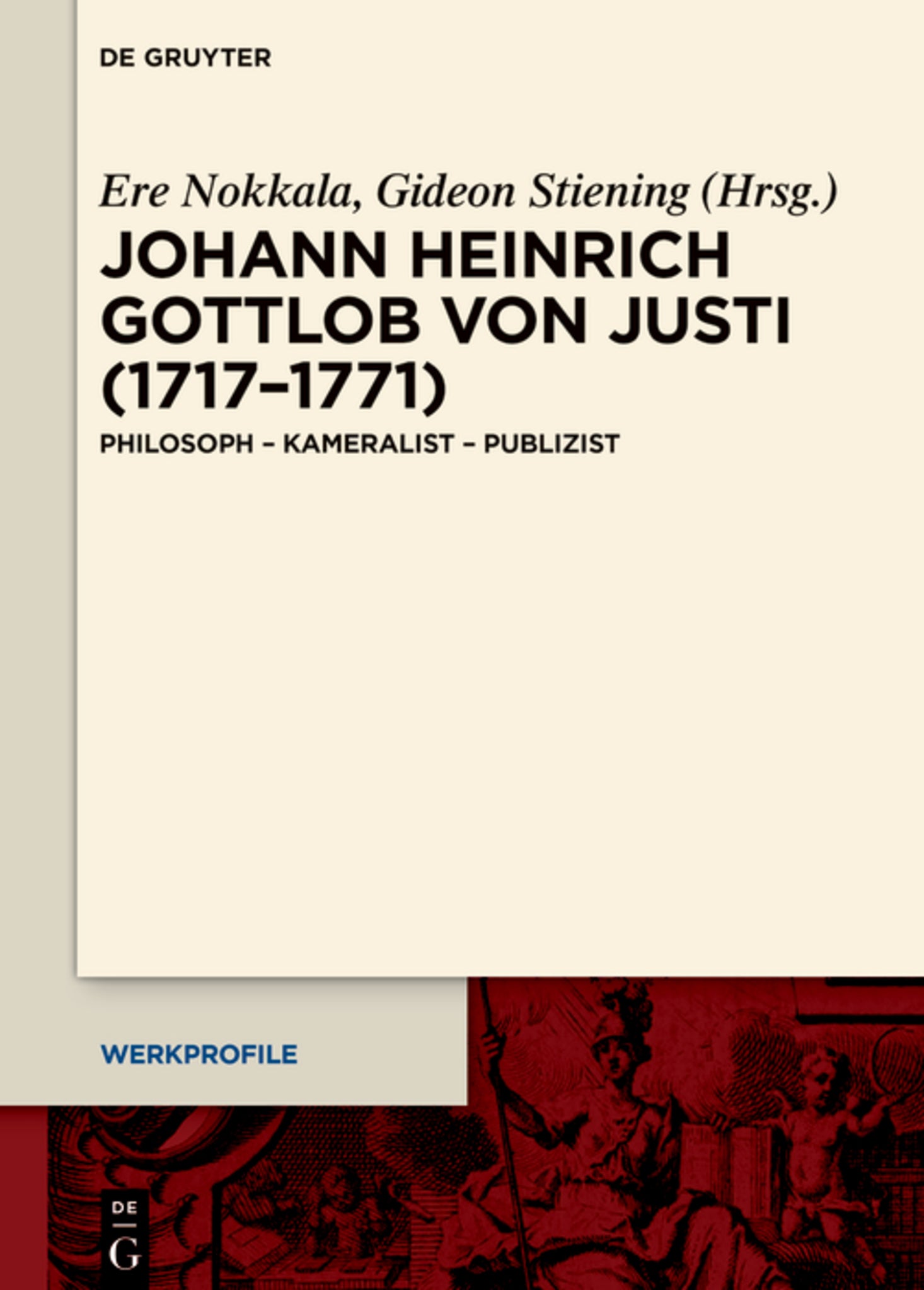 Cover image for Johann Heinrich Gottlob von Justi (1717–1771) ISBN 9783119145671