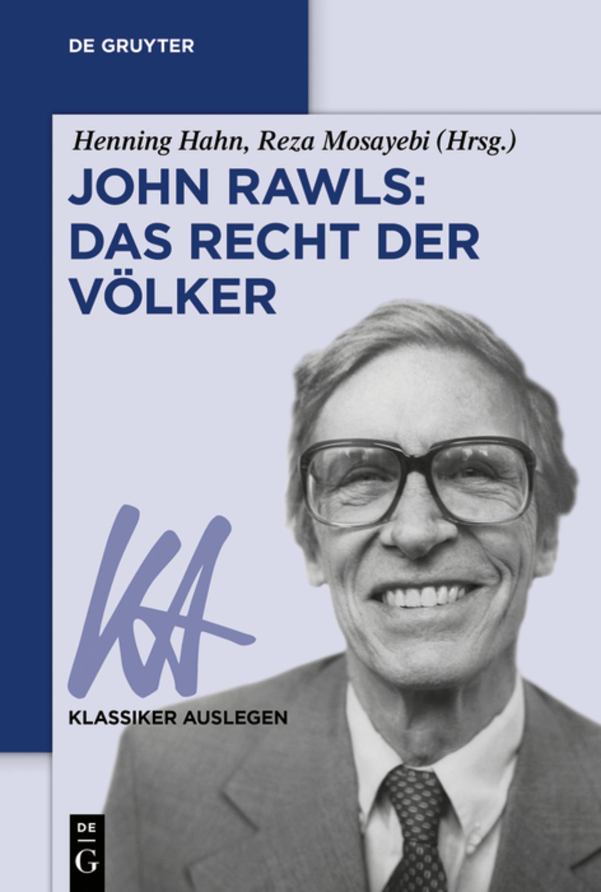 Cover image for John Rawls: Das Recht der Völker ISBN 9783110649987