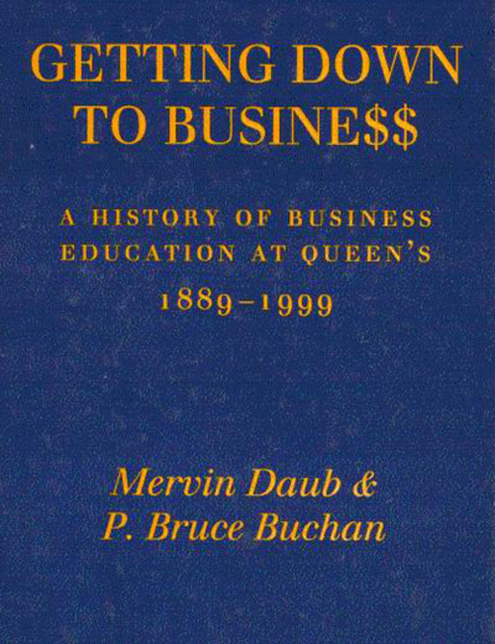 Cover image for Getting Down to Business ISBN 9780773568181
