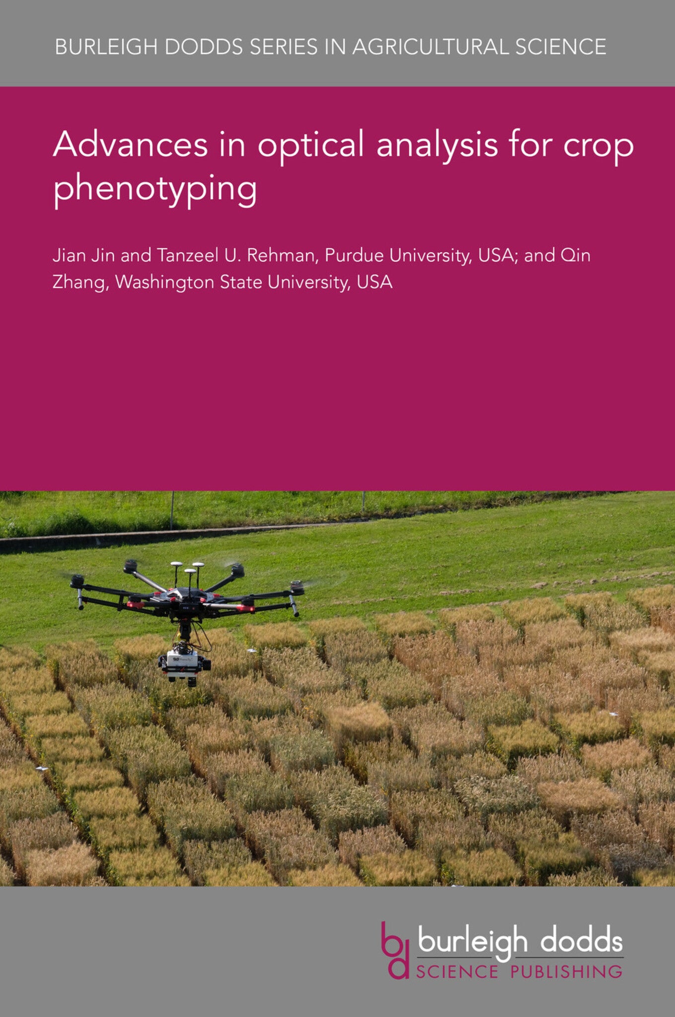 Cover image for Advances in optical analysis for crop phenotyping ISBN 9781801465250