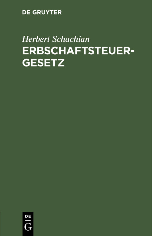 Erbschaftsteuergesetz