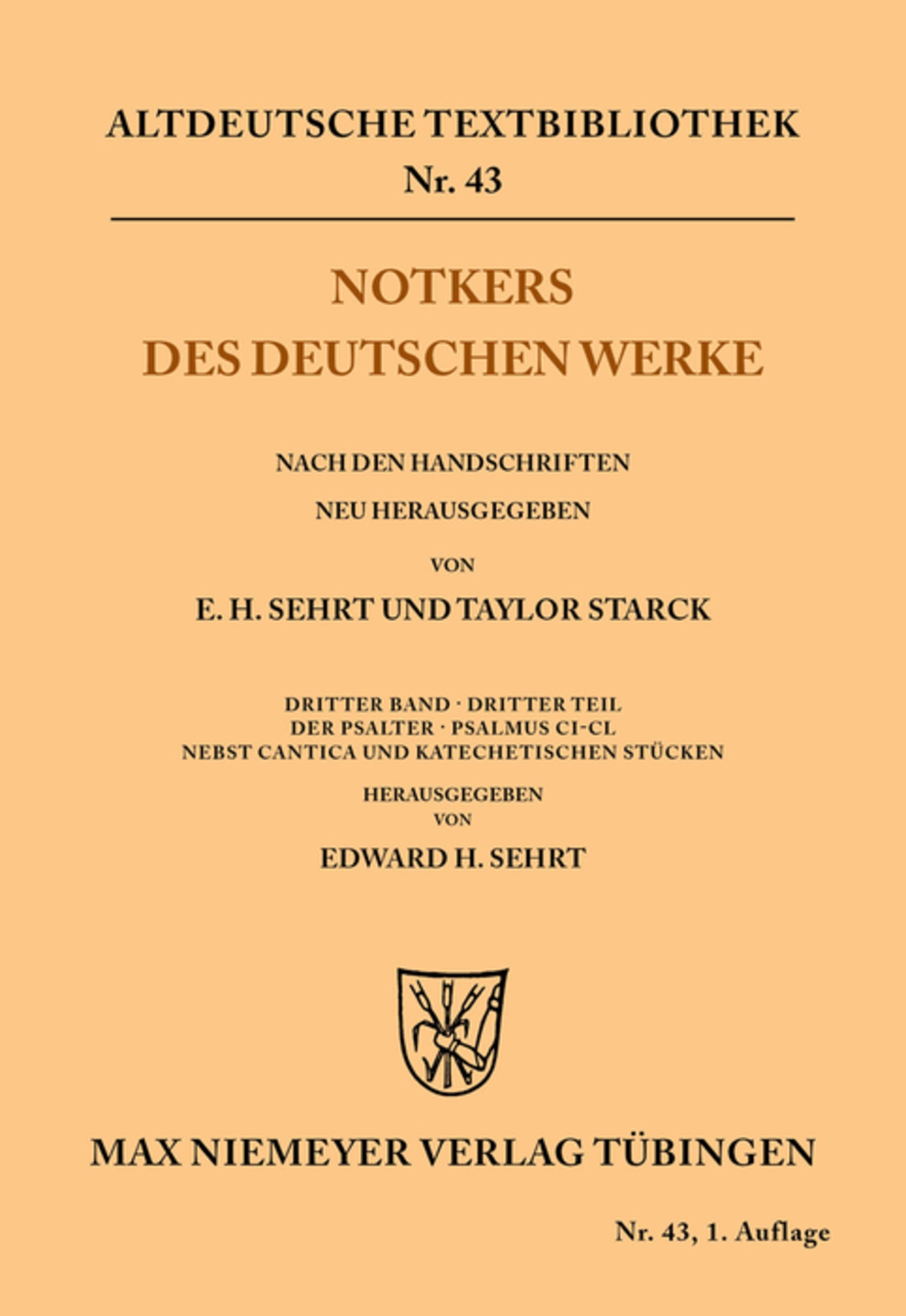 Notkers des Deutschen Werke