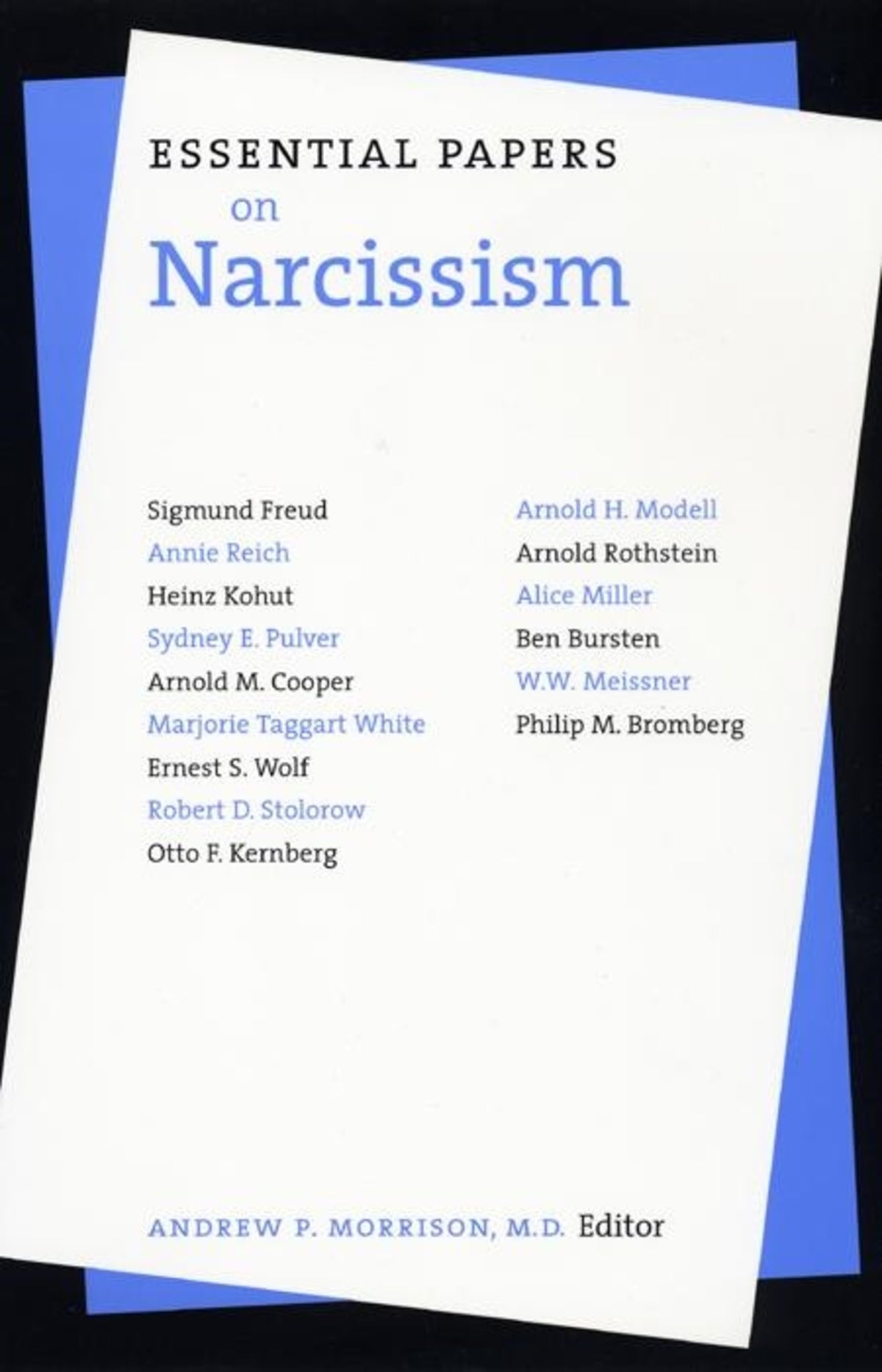 Cover image for Essential Papers on Narcissism ISBN 9780814753958