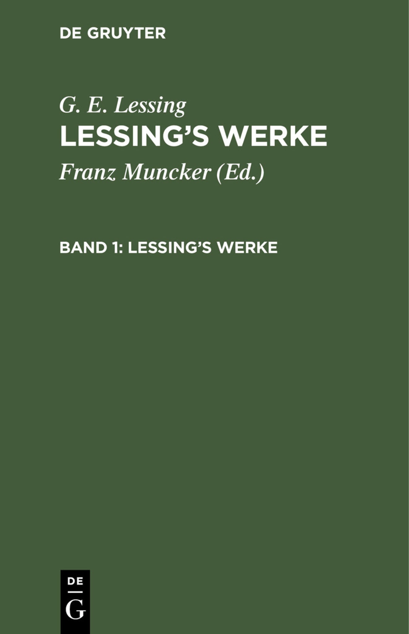 Lessings Werke