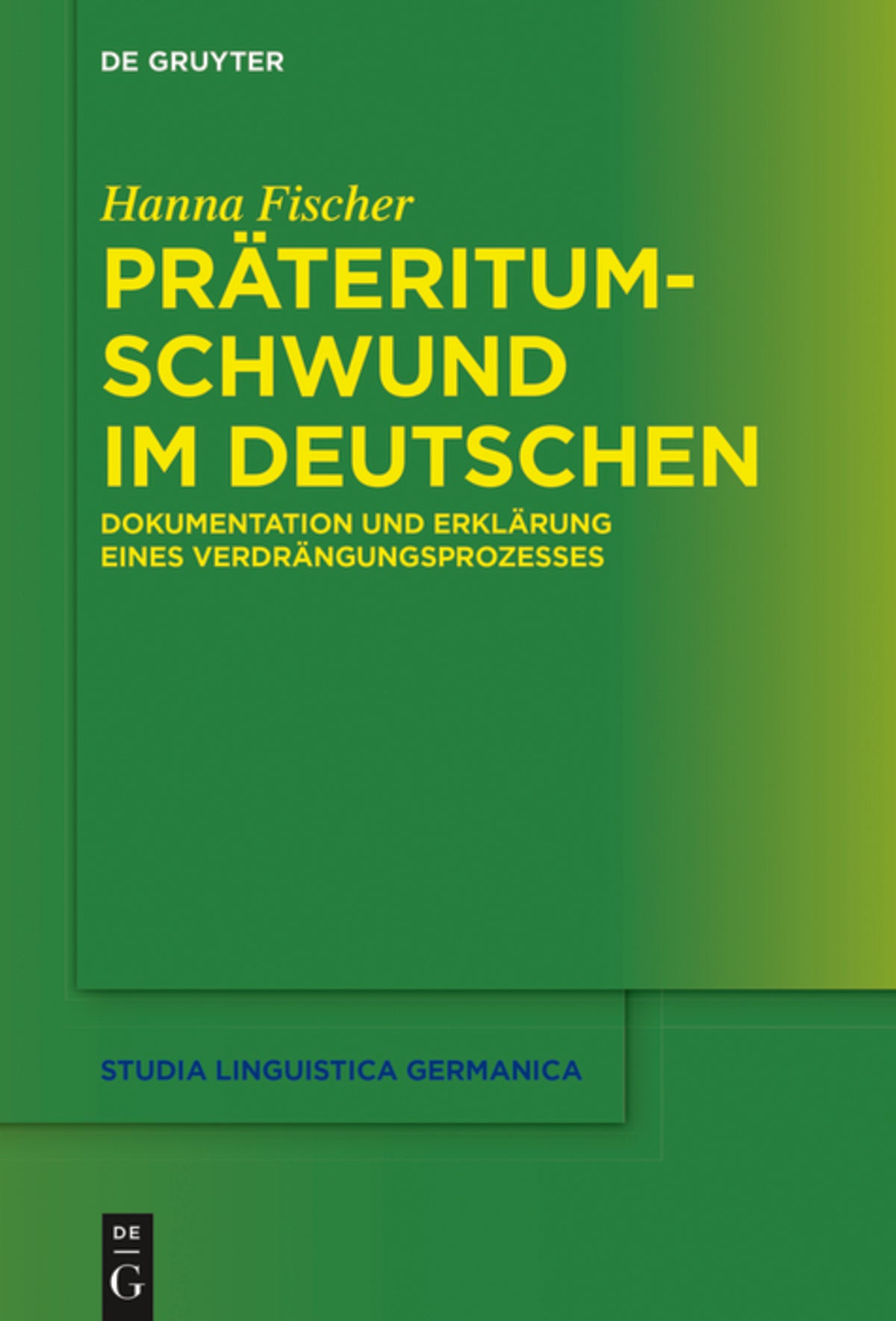 Cover image for Präteritumschwund im Deutschen ISBN 9783110560701