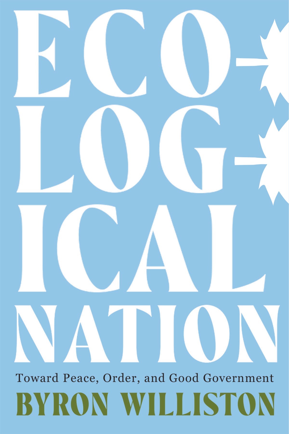 Cover image for Ecological Nation ISBN 9780228026679
