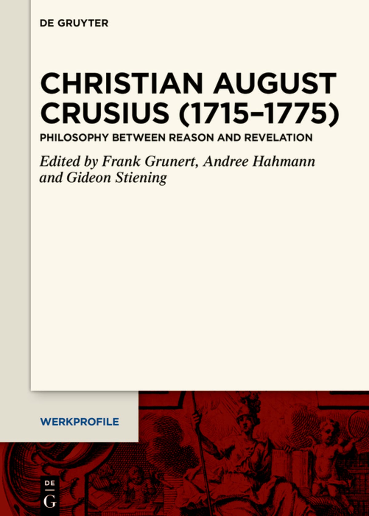 Cover image for Christian August Crusius (1715–1775) ISBN 9783110645811