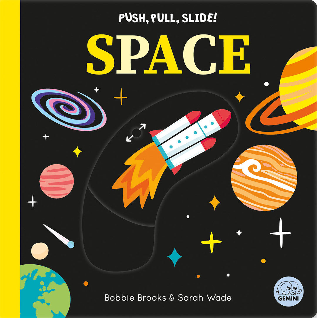 Cover image for Push, Pull, Slide! Space ISBN 9781836160595