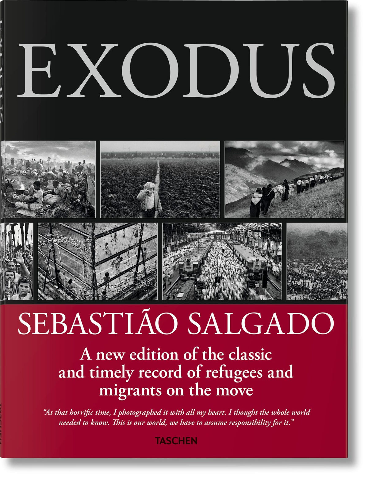 Cover image for Sebastião Salgado. Éxodos ISBN 9783836561334