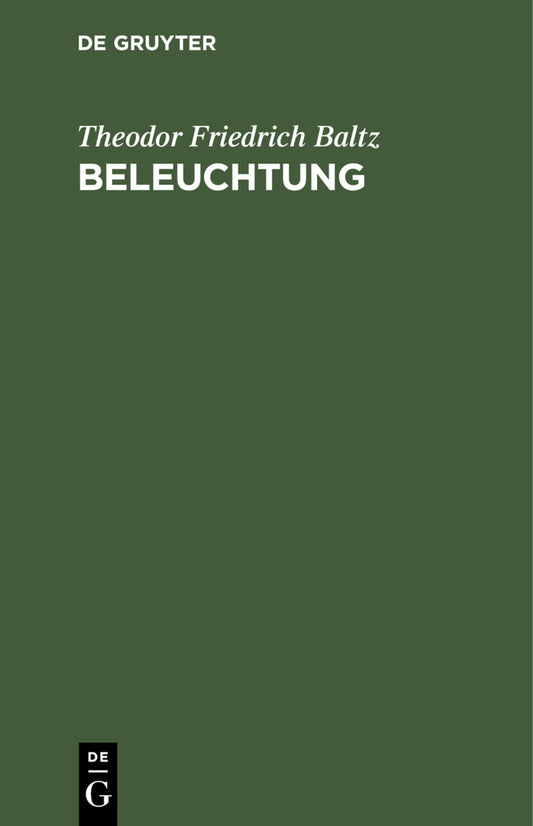 Beleuchtung