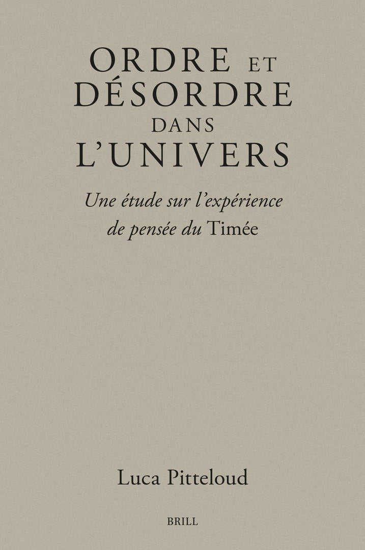 Ordre et désordre dans l’univers