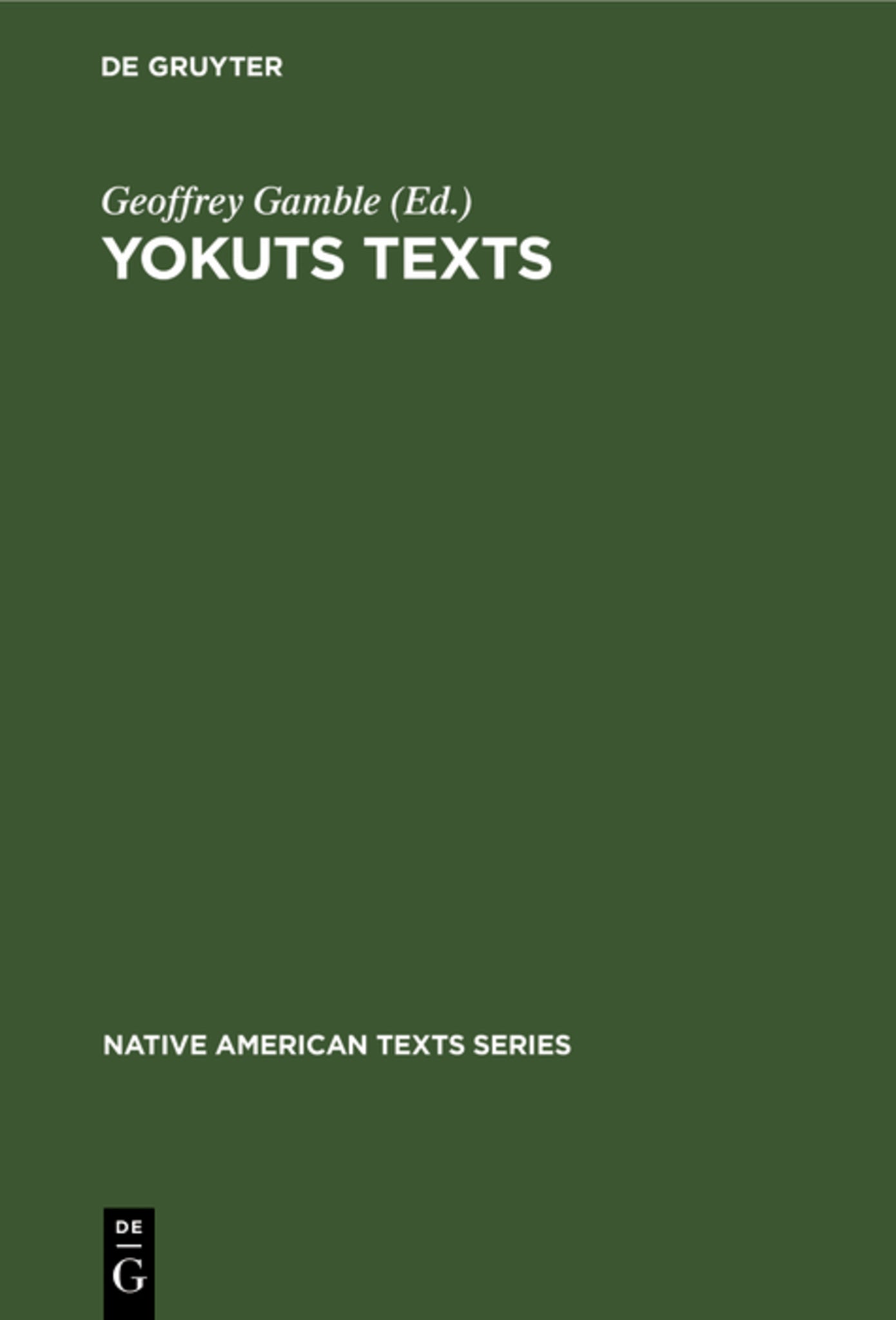 Yokuts Texts