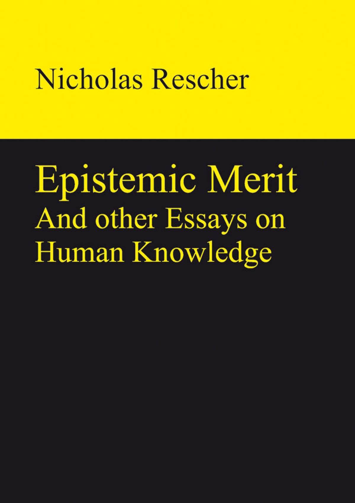 Cover image for Epistemic Merit ISBN 9783110328745