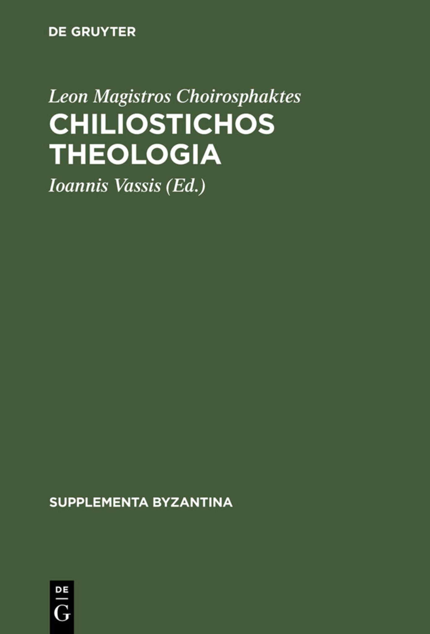 Chiliostichos Theologia
