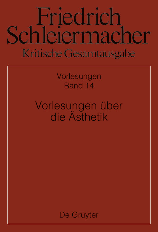 Vorlesungen über die Ästhetik