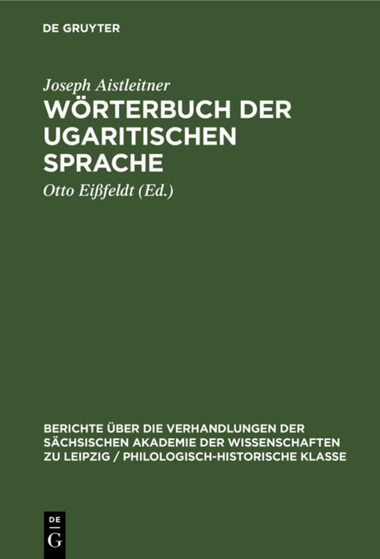 Wörterbuch der ugaritischen Sprache