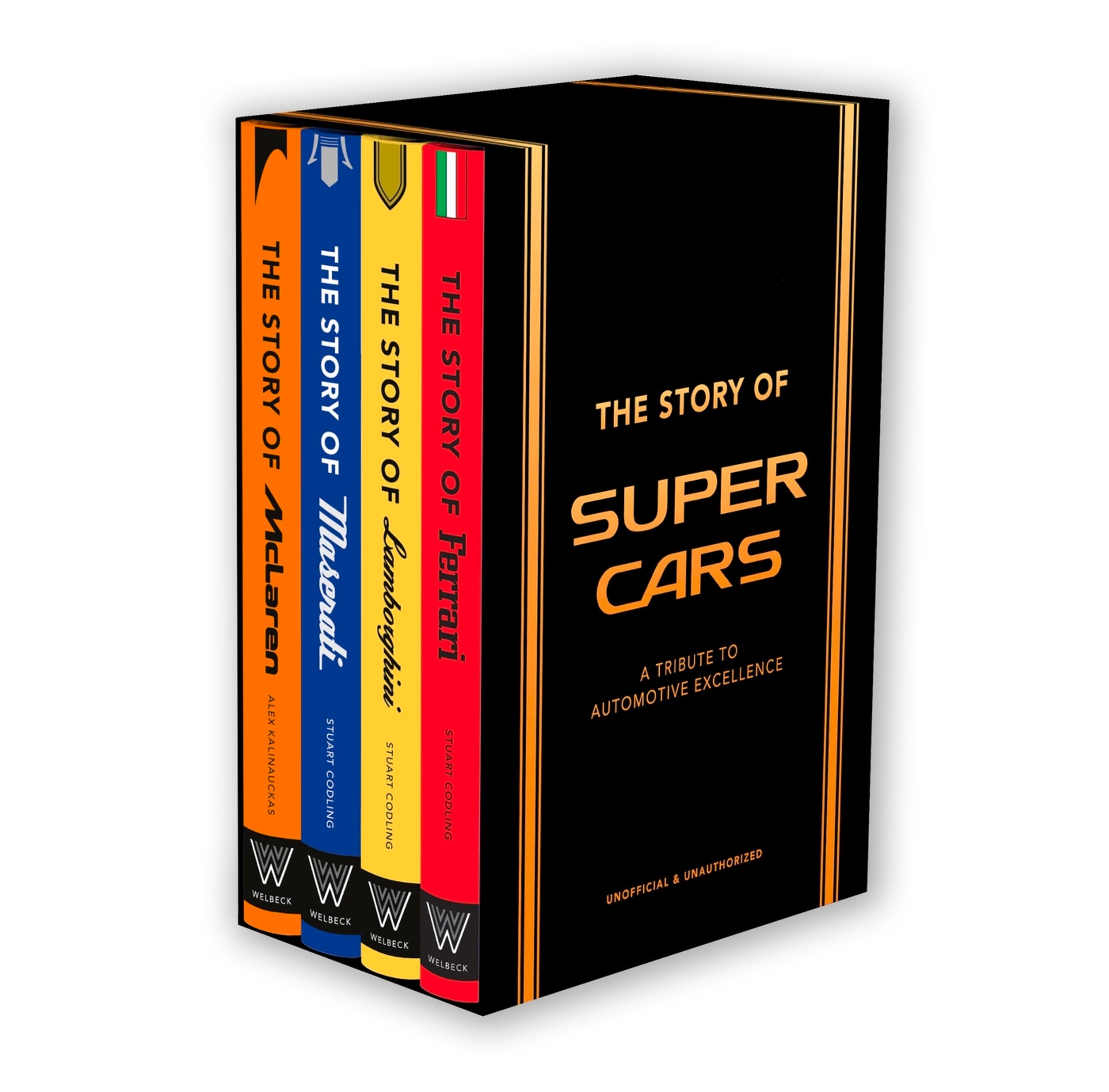 Cover image for The Story of Supercars Gift Set ISBN 9781035424092