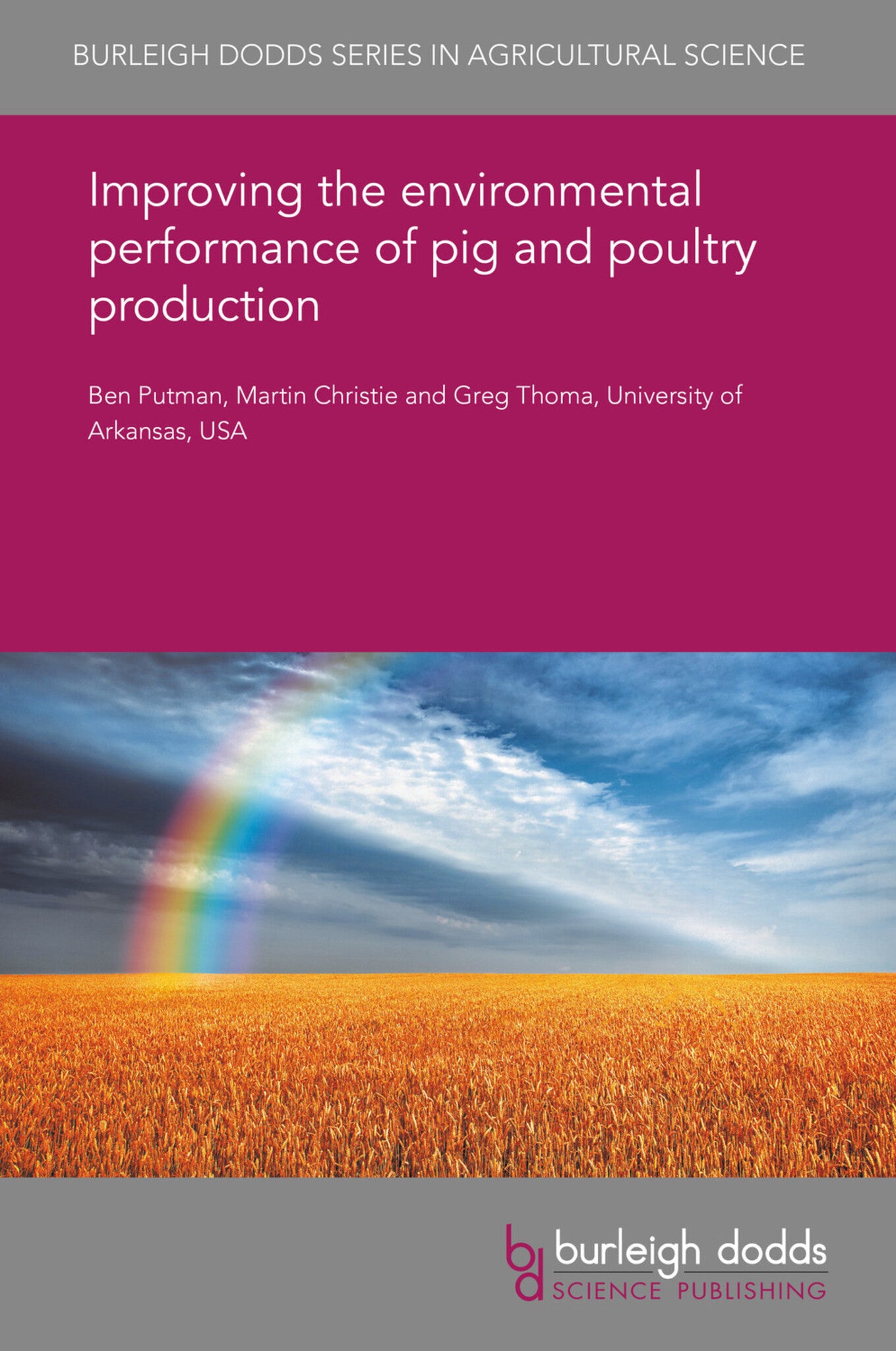 Cover image for Improving the environmental performance of pig and poultry production ISBN 9781838798765