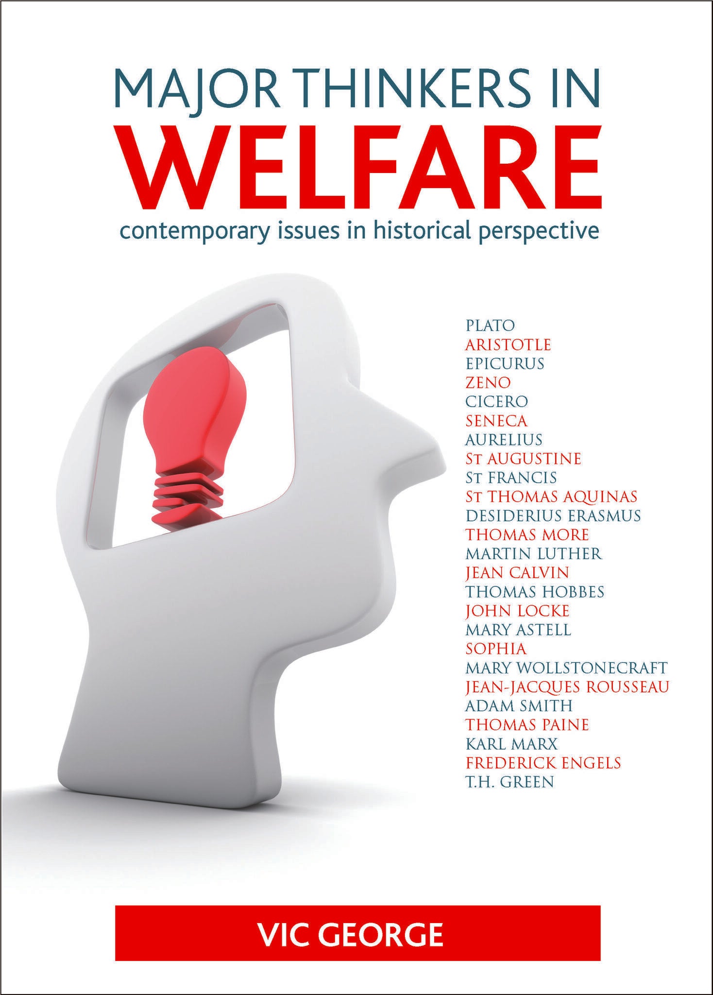 Cover image for Major Thinkers in Welfare ISBN 9781447305842
