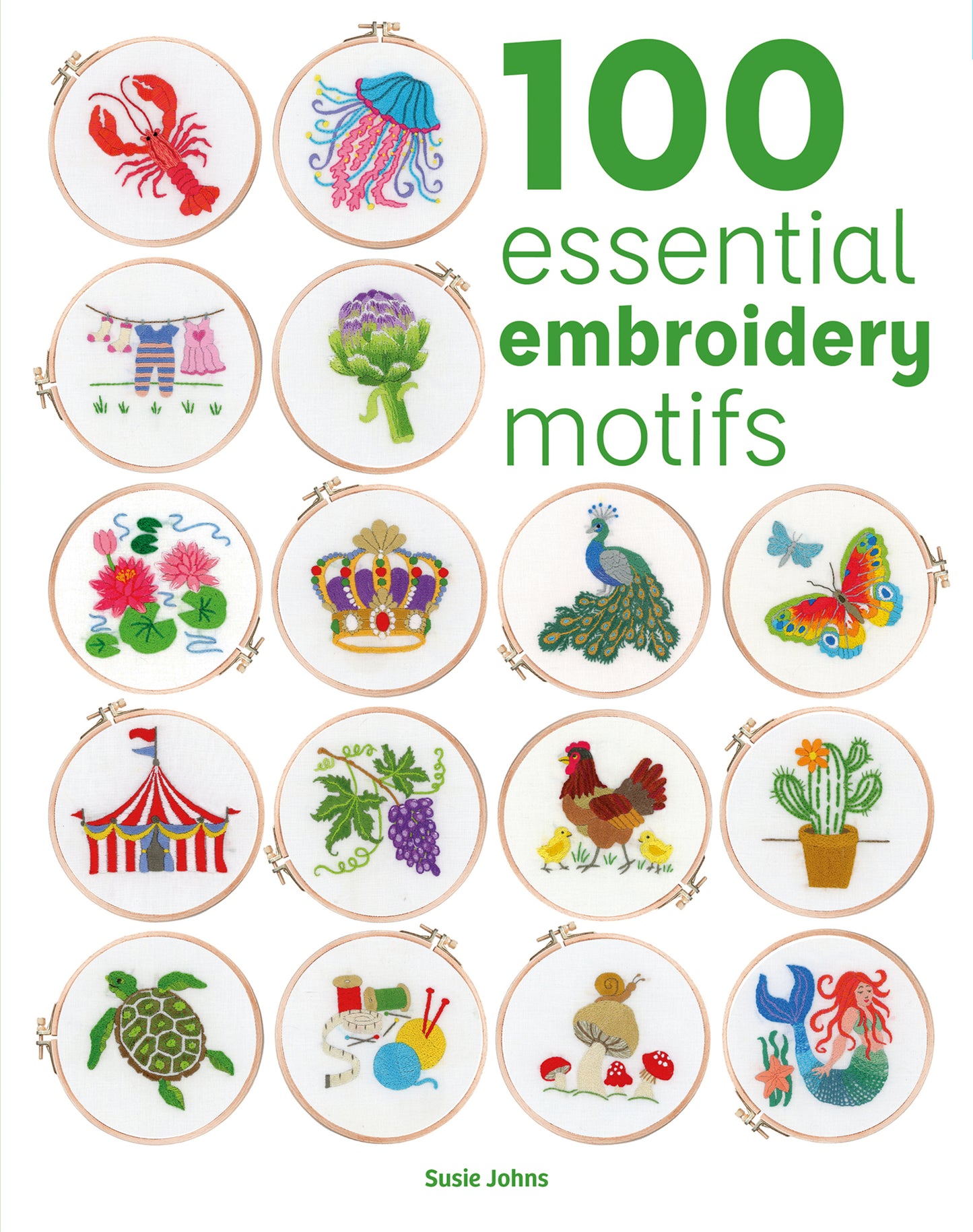 Cover image for 100 Essential Embroidery Motifs ISBN 9781784947057