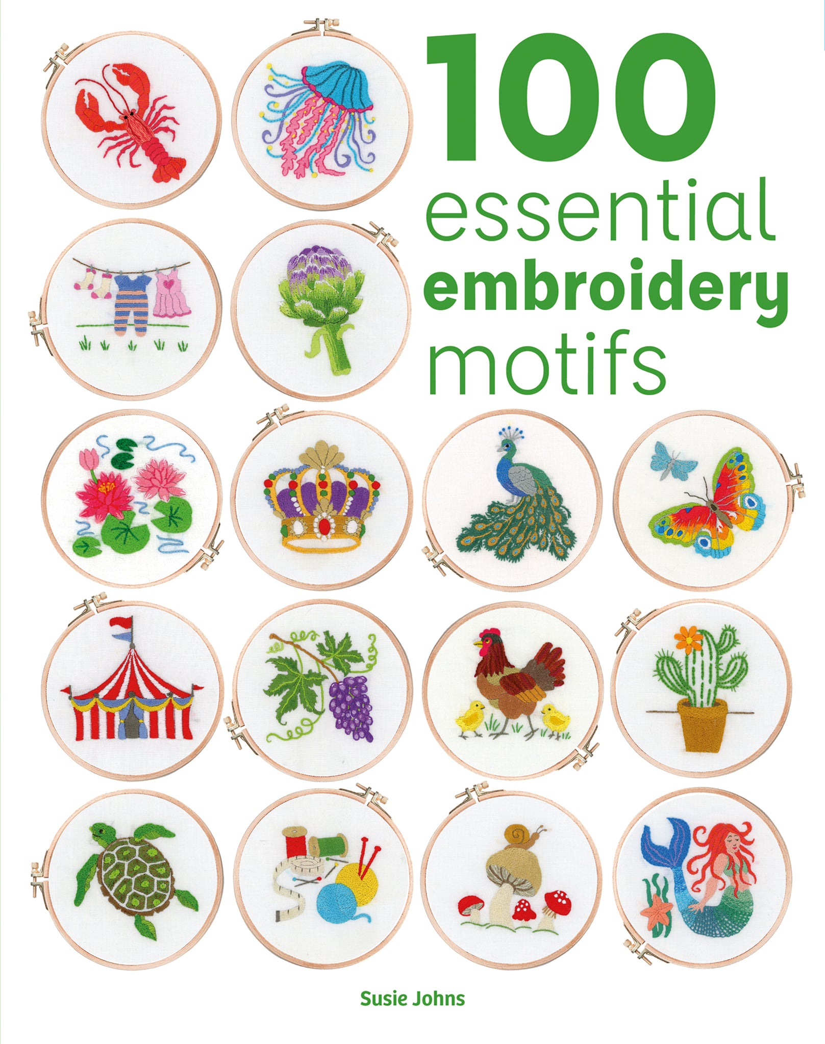 Cover image for 100 Essential Embroidery Motifs ISBN 9781784947057