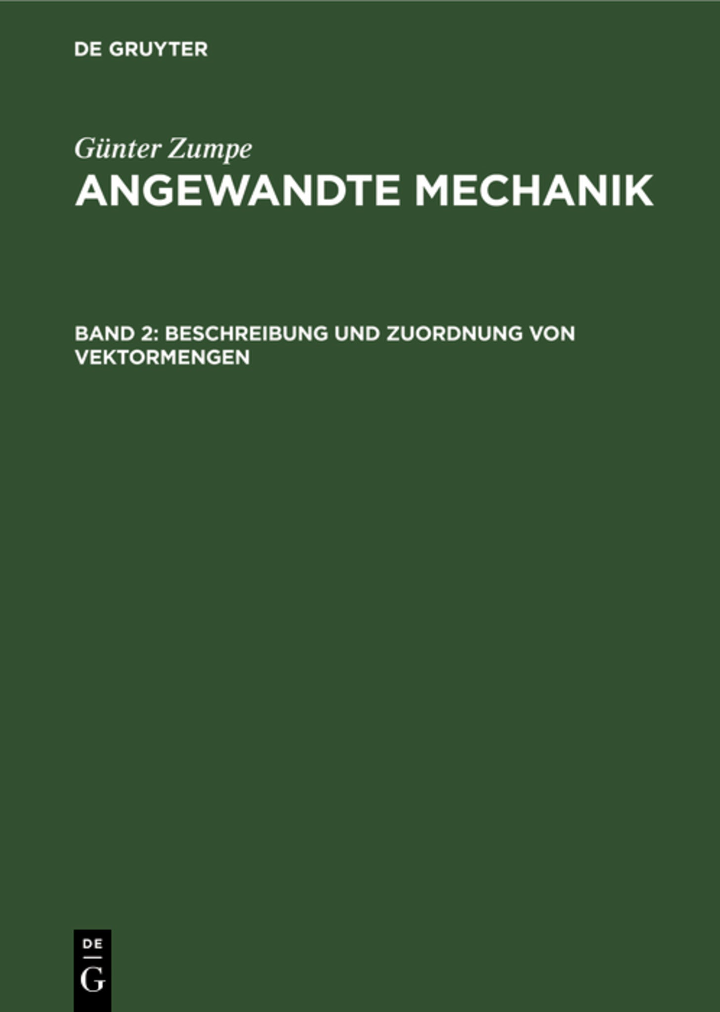 Beschreibung und Zuordnung von Vektormengen