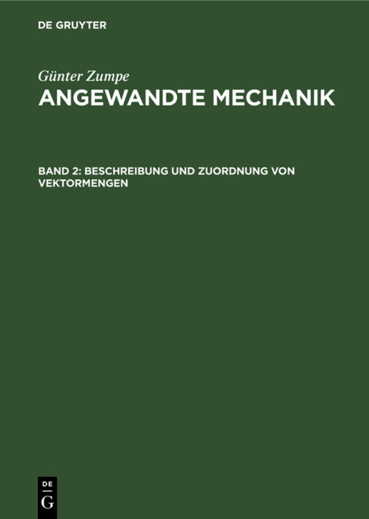 Beschreibung und Zuordnung von Vektormengen