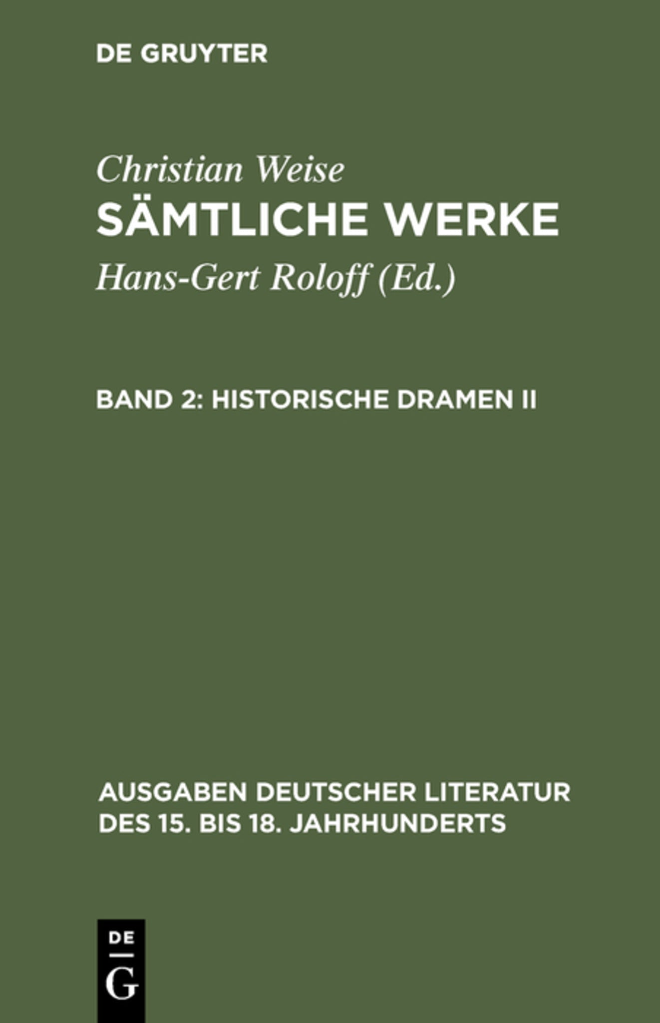 Historische Dramen II