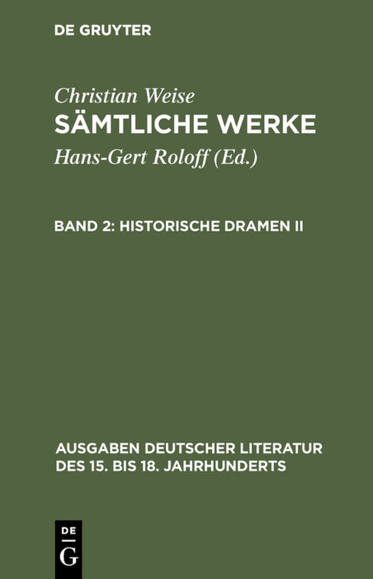 Historische Dramen II