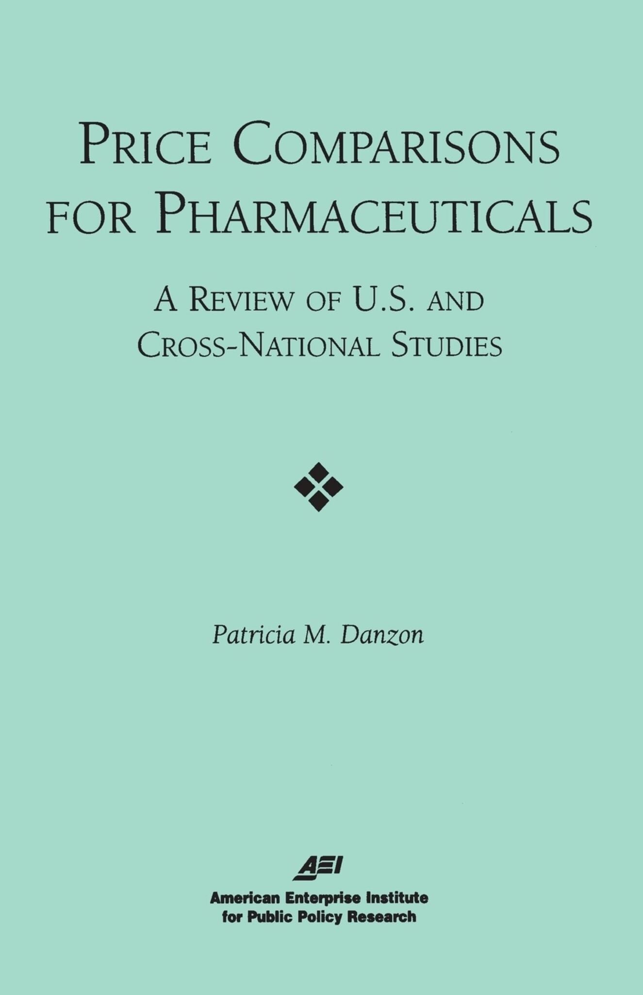 Price Comparisons for Pharmaceuticals: