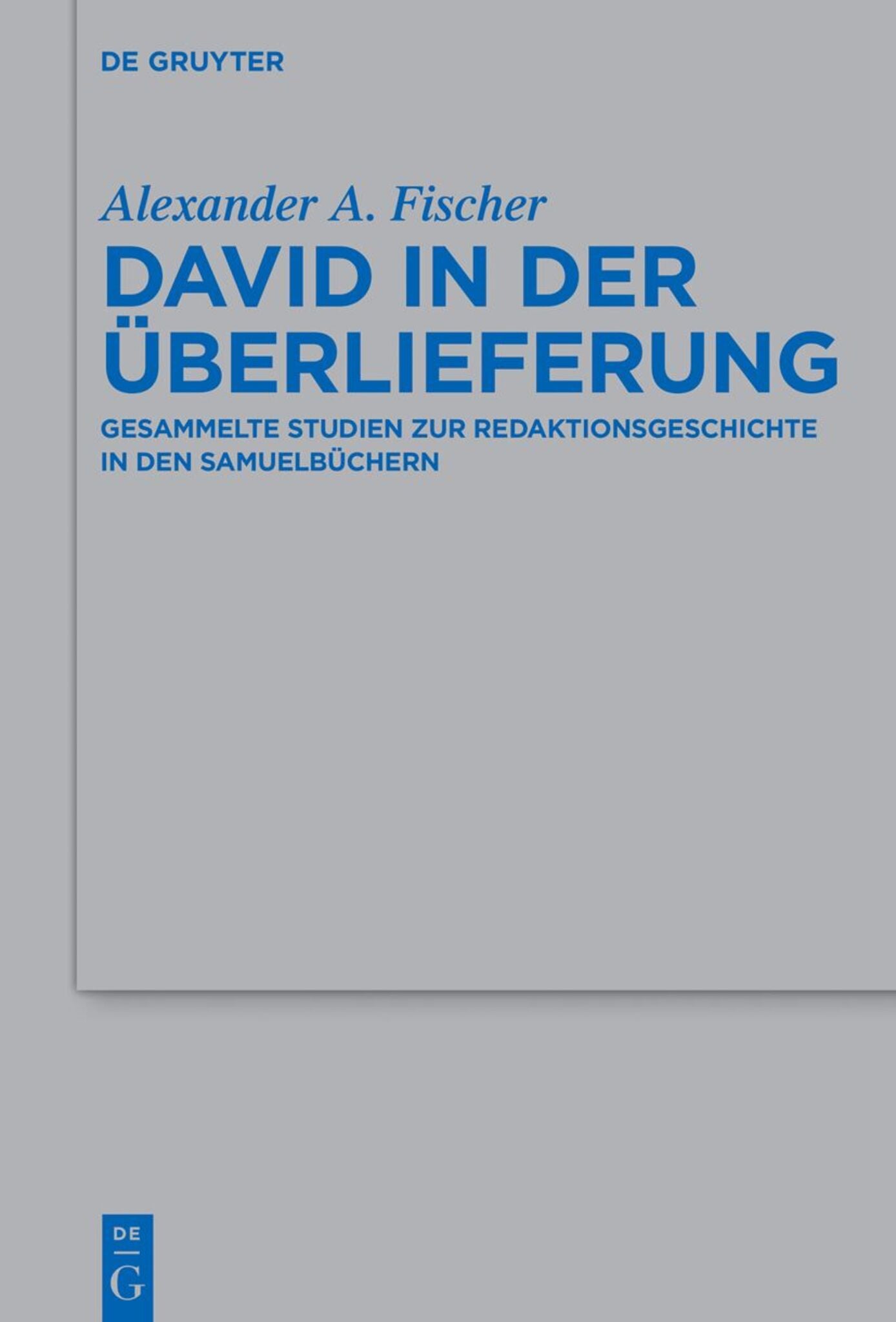 David in der Überlieferung