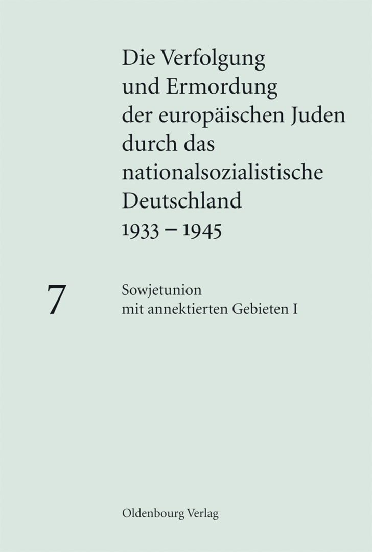 Cover image for Sowjetunion mit annektierten Gebieten I ISBN 9783486589115