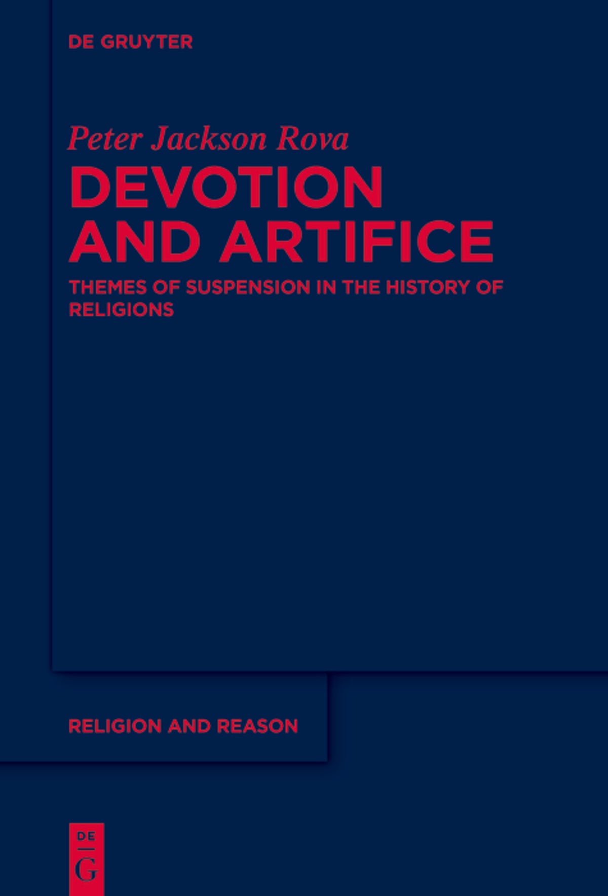 Cover image for Devotion and Artifice ISBN 9783112213605