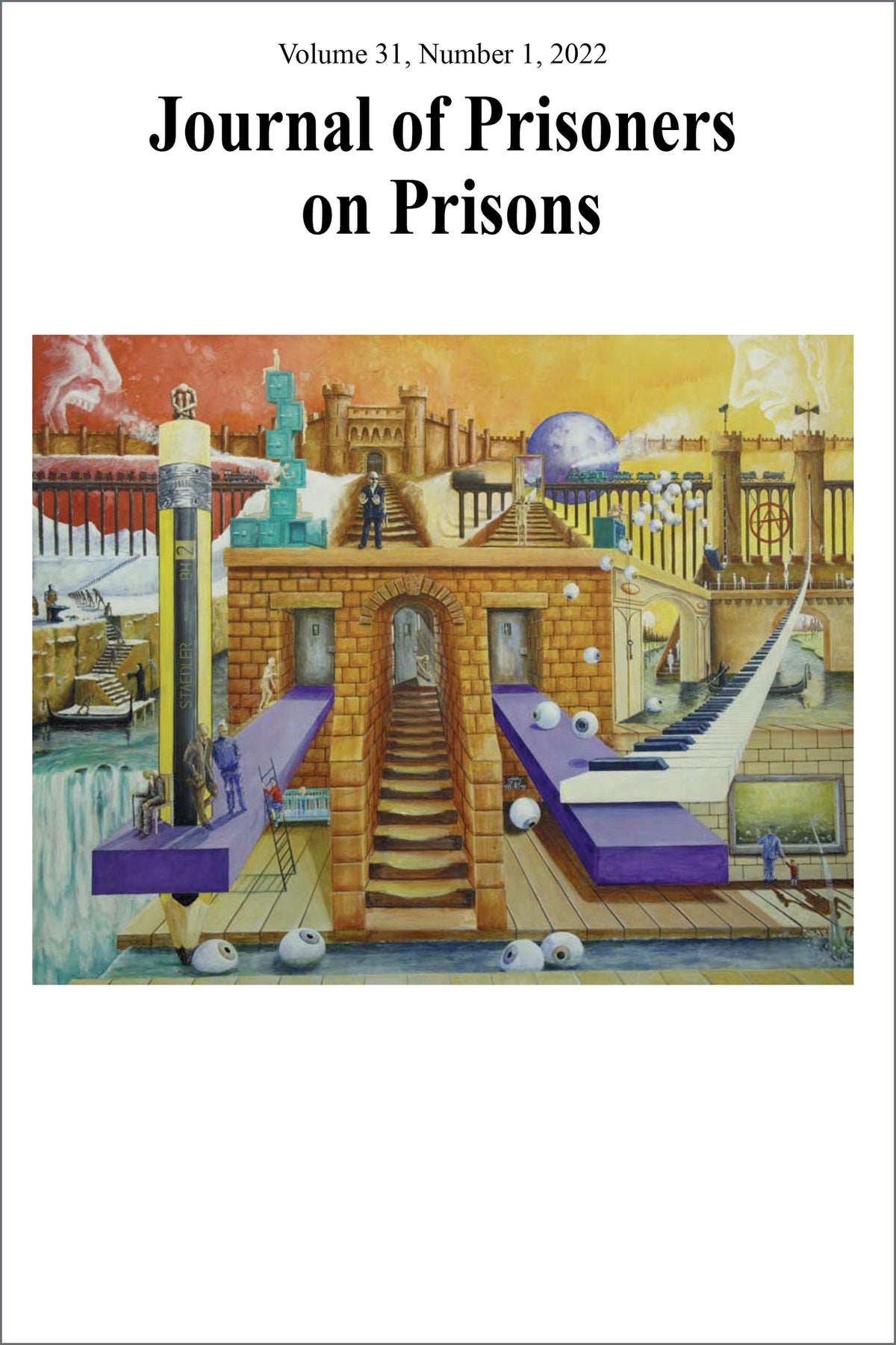 Cover image for Journal of Prisoners on Prisons, V31 #1 ISBN 9780776641645