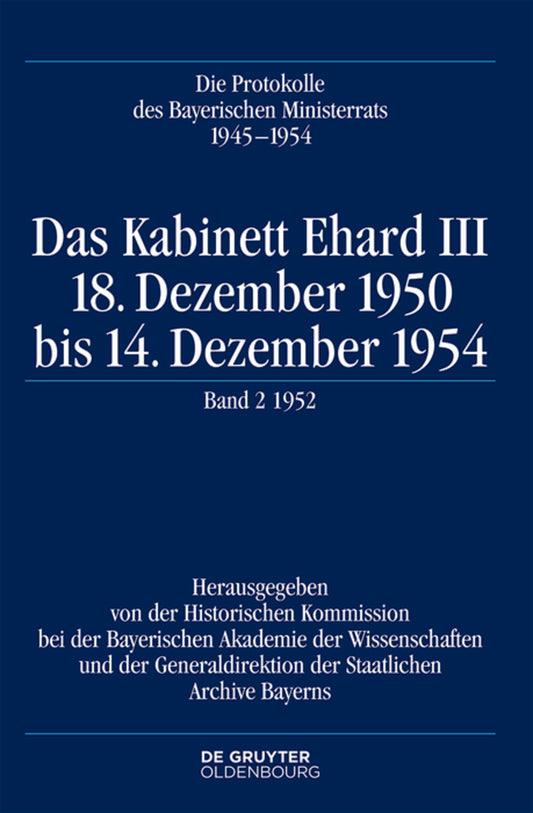 Das Kabinett Ehard III