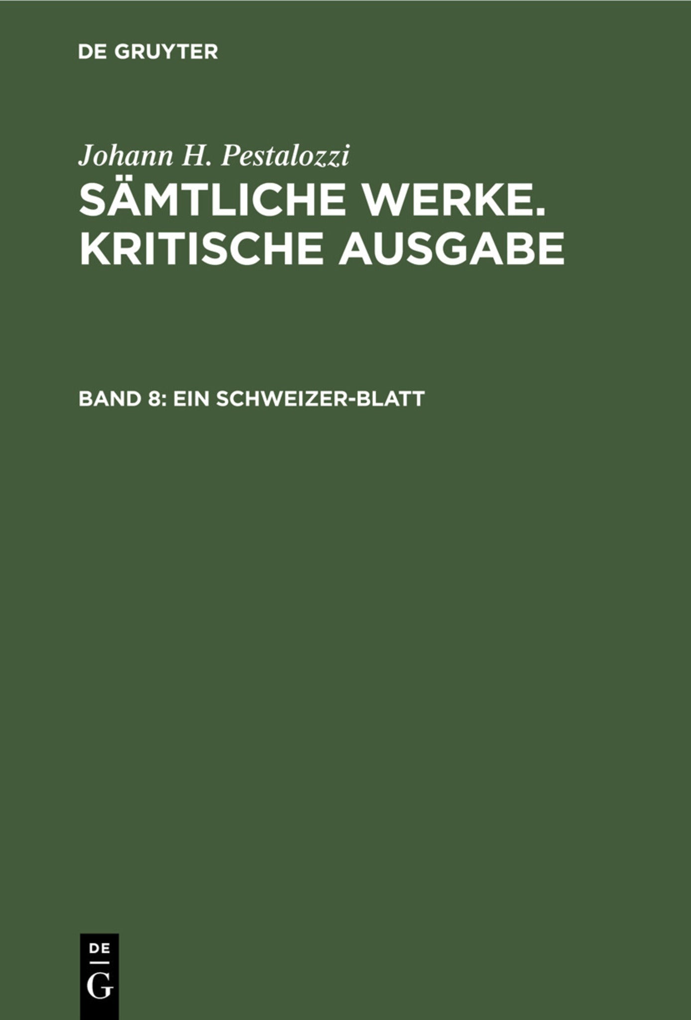 Ein Schweizer-Blatt