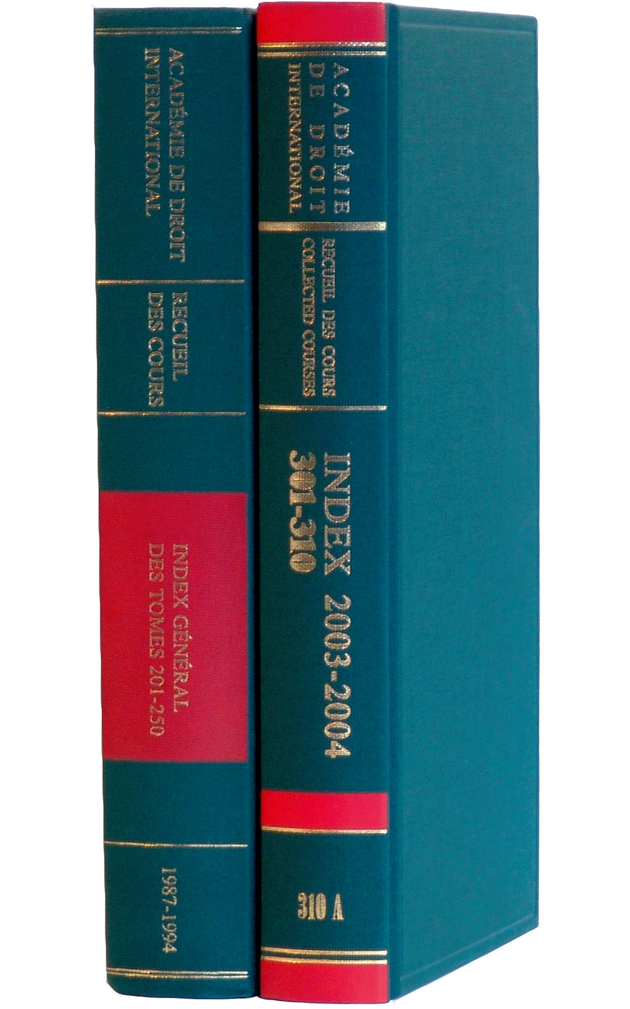 Recueil des Cours, General Index 152-178