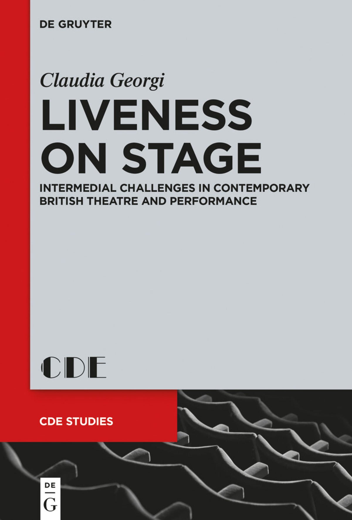 Cover image for Liveness on Stage ISBN 9783110345902