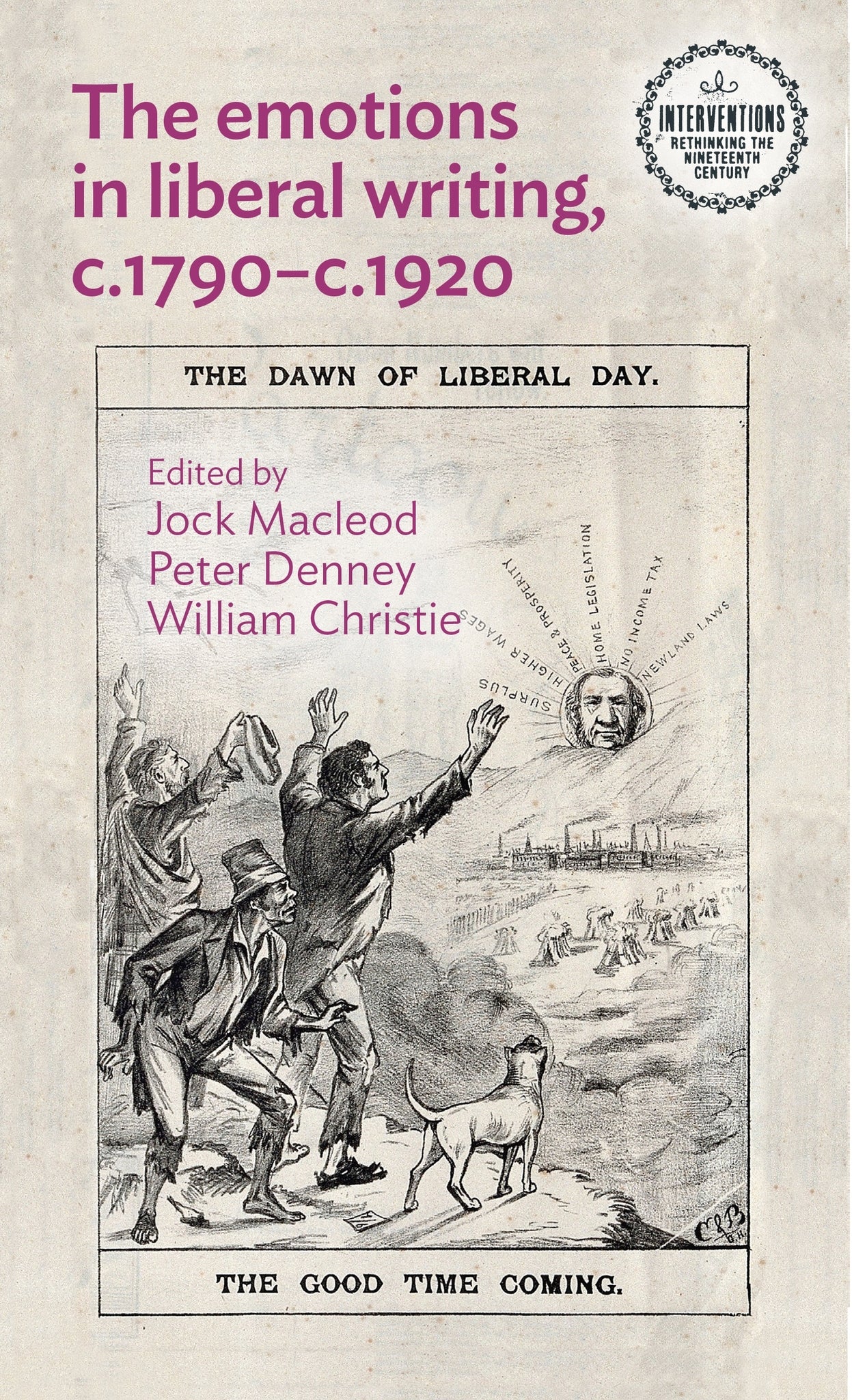 Cover image for The emotions in liberal writing, c.1790–c.1920 ISBN 9781526185587