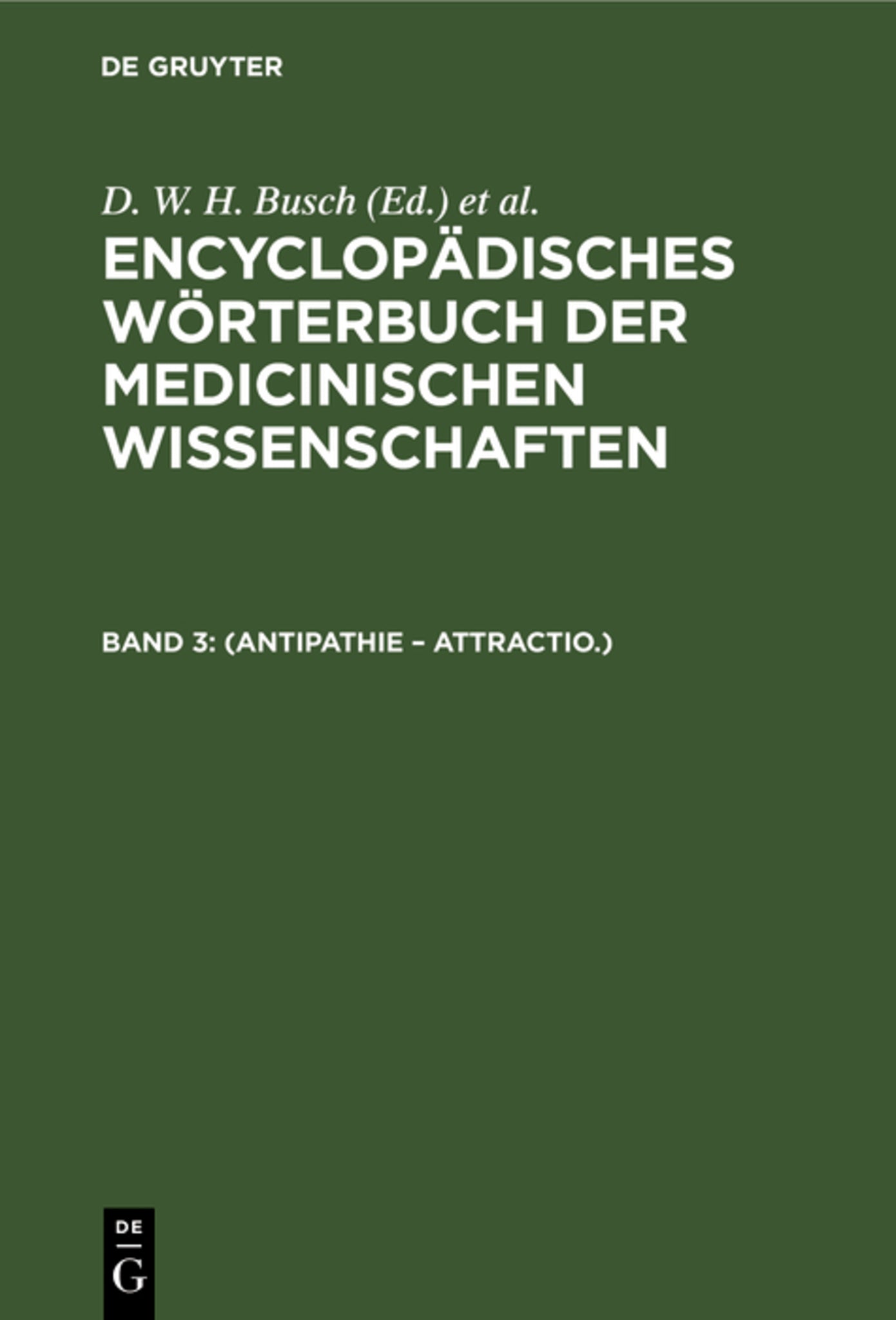 (Antipathie – Attractio.)