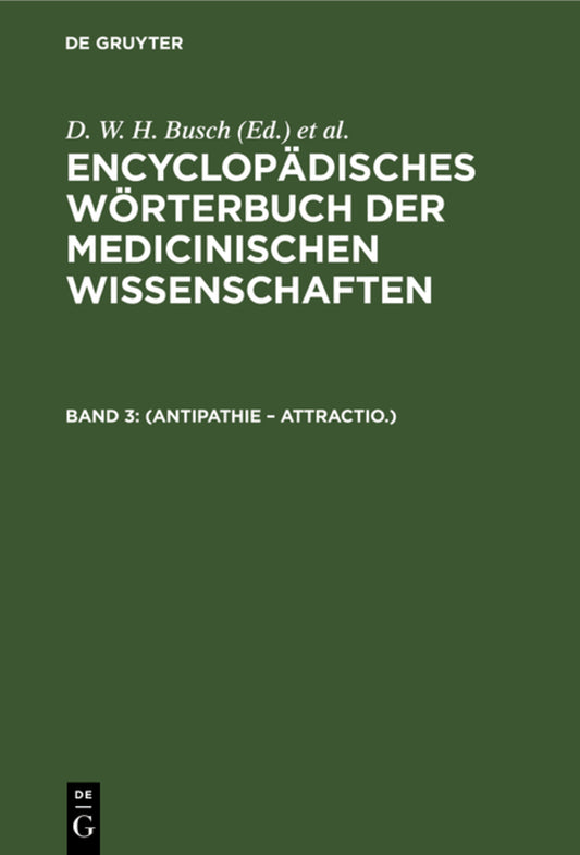 (Antipathie – Attractio.)