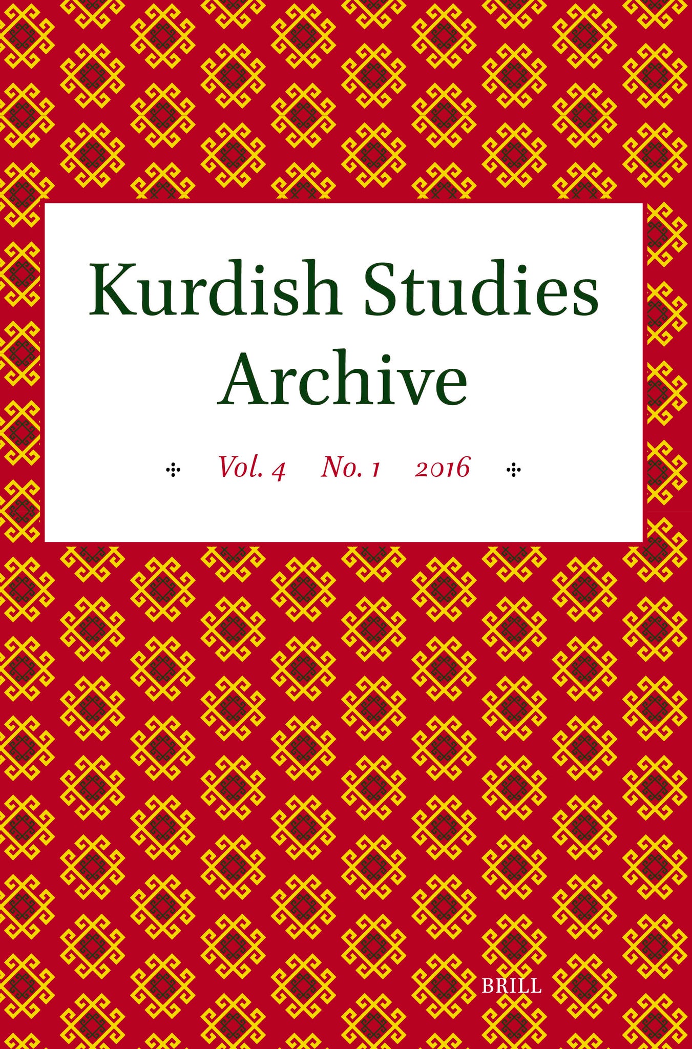 Cover image for Kurdish Studies Archive ISBN 9789004505988