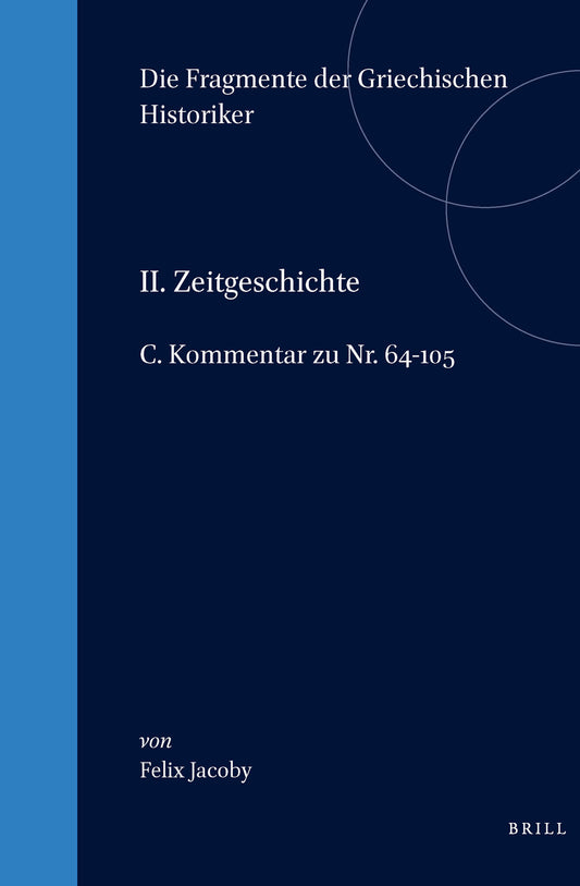 II. Zeitgeschichte, C. Kommentar zu Nr. 64-105
