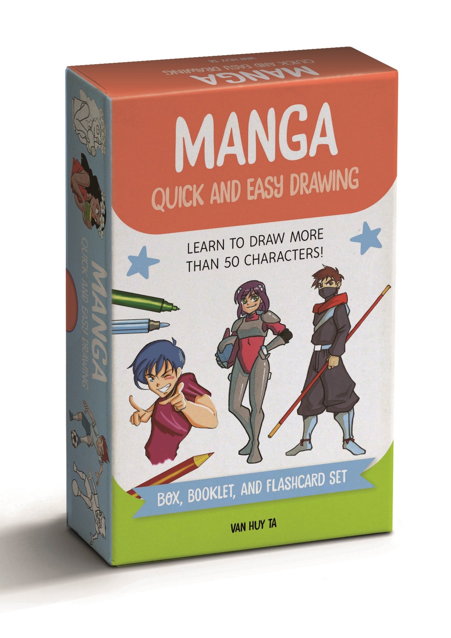 Cover image for Manga Quick and Easy Drawing Deck ISBN 9781446314753