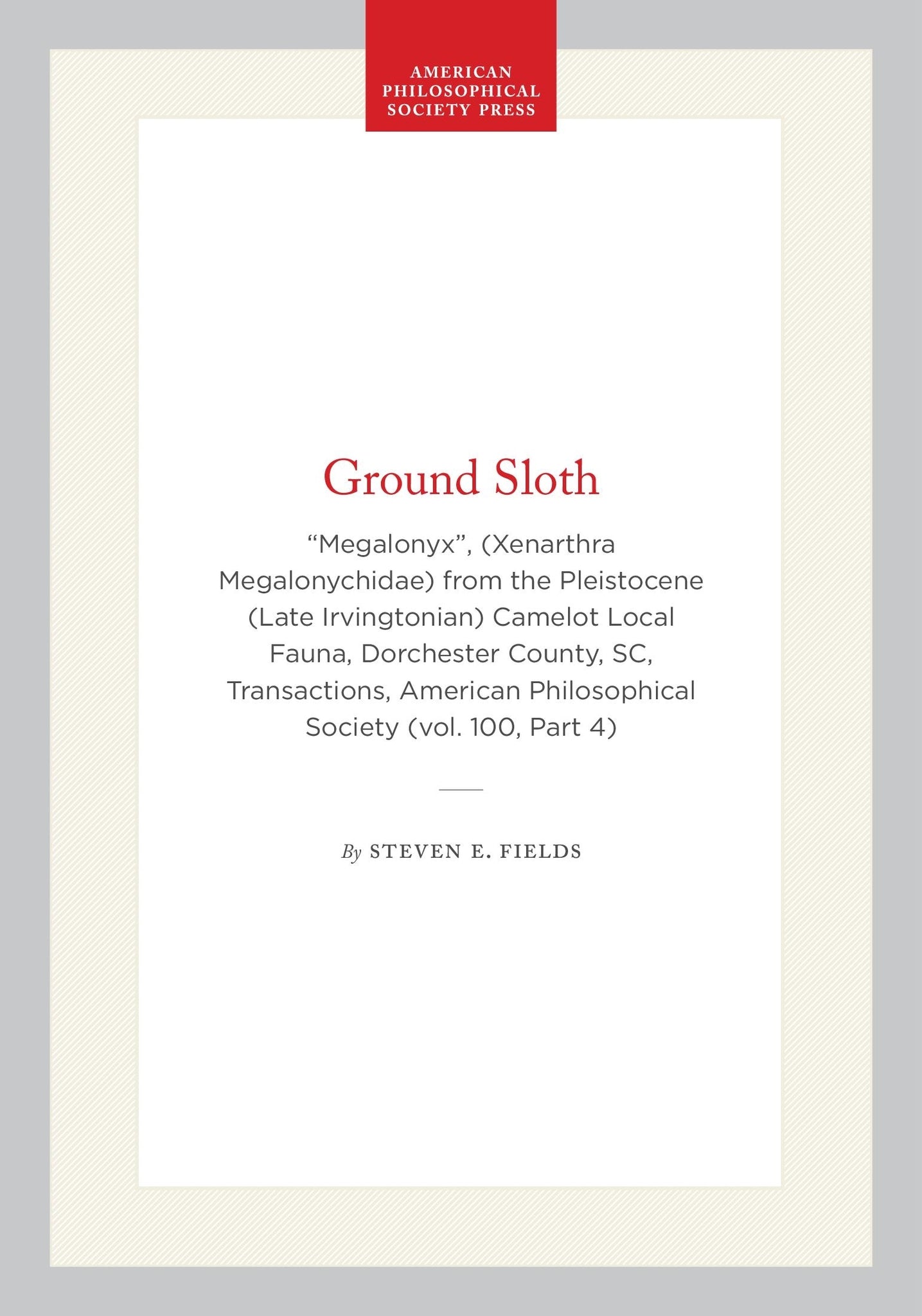 Ground Sloth